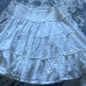 american eagle white skirt